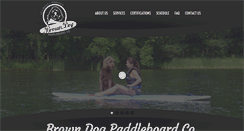 Desktop Screenshot of browndogpaddleboard.com